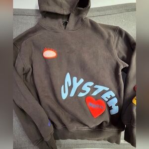 White Fox System Overload Oversized Hoodie, Size XS/S